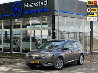 Ford Focus Wagon 1.0 Titanium Edition Dealer onderhouden Facelift Navi Airco LM velgen