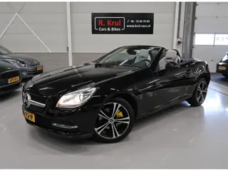 Mercedes-Benz SLK-klasse 200 automaat beige leer nekverwarming panoramadak navigatie cruise control 