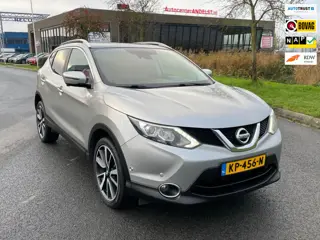 Nissan Qashqai 1.2 Tekna, Aut, Trekhaak, Climate, Pano, Stoelverw, Lmv, Leder, LED, Cruise, Geen imp