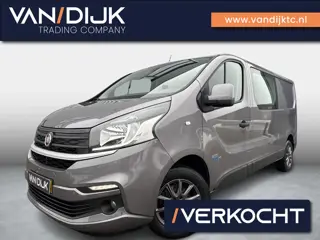 Fiat Talento 1.6 MJ EcoJet L2H1 DC SX 125PK ✓Euro 6 ✓Rijklaarprijs ✓5-Persoons ✓Camera ✓Airco ✓Cruis