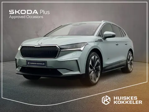 Skoda Enyaq iV 80 204pk Automaat Trekhaak, Warmtepomp, Panoramadak, Adaptive cruise control, Elektri