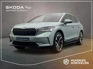 Skoda Enyaq iV 80 204pk Automaat Trekhaak, Warmtepomp, Panoramadak, Adaptive cruise control, Elektri