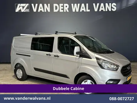 Ford Transit Custom 2.0 TDCI 131pk L2H1 Dubbele Cabine Euro6 Airco | 6-Zits | Camera | Navigatie | A