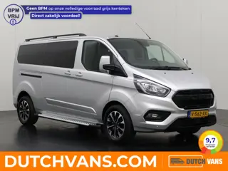 Ford Transit Custom 2.0TDCI 170PK Automaat Lang Limited Dubbele Cabine | Leder | 2xSchuifdeur | Navi
