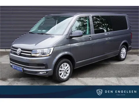 Volkswagen Transporter 140pk Automaat Dubbele cabine L2H1 Lederen interieur Navigatie Trekhaak Parke