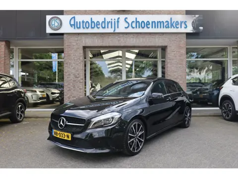 Mercedes-Benz A-klasse 180 Lease Edition Plus PANO STOELVERW. HALF-LEER CAMERA NL-AUTO ZWARTE-HEMEL 