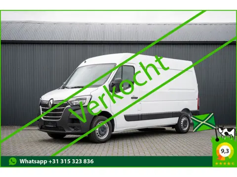 Renault Master Bleu DCI 135PK | L2H2 | Nieuw | Navi | 3-Zits | LED | Cruise | Airco