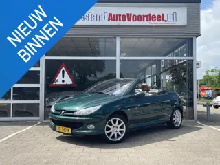 Peugeot 206 CC 1.6-16V Roland Garros /Volleder/Clima/LMV/Windscherm/Onderhouds hist./
