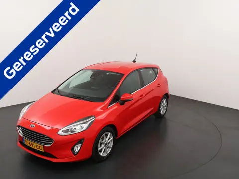 Ford Fiesta EcoBoost Hybrid 125 pk Titanium | Clima | Cruise | Parkeersensoren | Groot scherm | 17-i