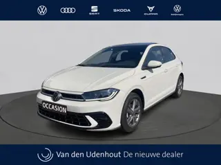 Volkswagen Polo 1.0 TSI 95pk R-Line Business Ascot Grey | Panoramadak | Camera | Stoelverwarming | K