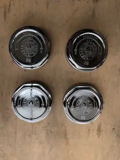 Wheel nuts Borrani 52 and chrome rings