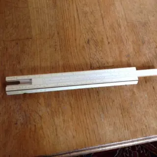 Rekenliniaal / - Rekenlat in etui -Rekenlat in doos