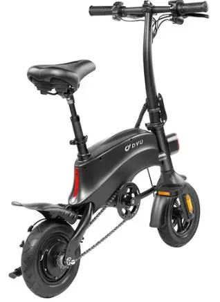 DYU S2 10Ah 240W 36V Folding Moped Electric Bike 10 inch 25k