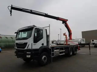 Iveco Trakker 410 6x4 Euro 6 Full Steel, Palfinger 20001 K TOP!
