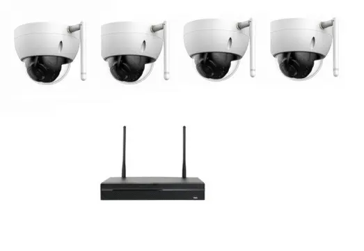 X-Security Wifi beveiligingscamera - systeem met 4 camera