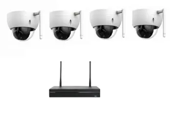X-Security Wifi beveiligingscamera - systeem met 4 camera