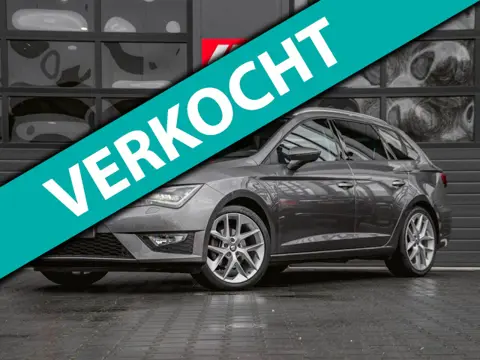 Seat Leon ST 1.4 TSI FR Business Cruise|Navi|Stoelverwarming|PDC|Rood Stiksel