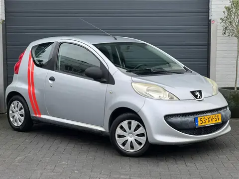 Peugeot 107 1.0-12V XR 2007 Grijs 3-Drs Goed onderhouden