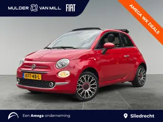 Fiat 500C Cabrio RED 1.0 Hybrid 70pk | CLIMA | NAVI | PARKEERHULP | CRUISE CONTROL | 16" LM-VELGEN |