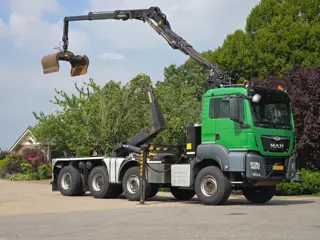 Wvt TGS 480 WIERDA WIDESPREAD 8x4!! Z KRAAN/HAAK/ RIJ SYSTEEM!! DK1237