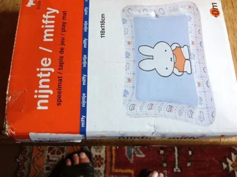 Nijntje air-towel - de rand wordt opgeblazen