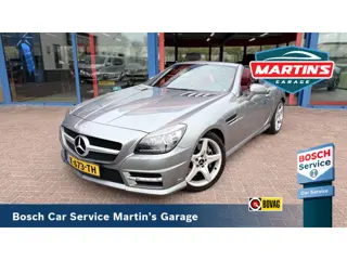 Mercedes-Benz SLK-klasse 350 AMG 306PK! CRUISE CLIMA PDC LEER NAVI PANO SPORTUITLAAT!