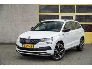 Škoda Karoq 1.5 TSI ACT 150PK! Automaat Sportline Business BJ2021 Lmv 19" | Led V+A | Pdc | Navi | K