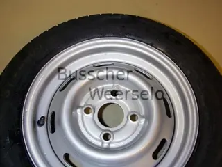 Wiel 13 " Compl. Aanhanger 100*4 155/70 R13 Voorradig