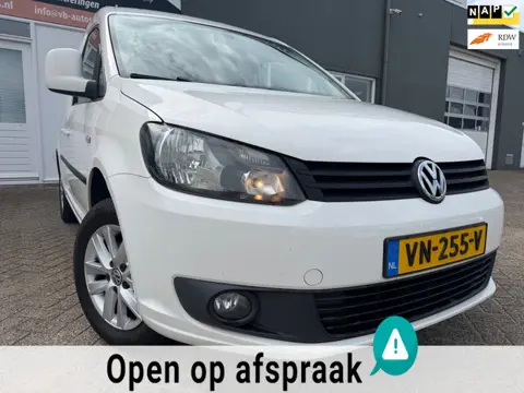 Volkswagen Caddy 1.6 TDI van 1ste Eig met parkeersensoren en trekhaak en navigatie en bluetooth en c