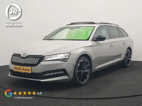 Škoda Superb Combi 1.4 TSI iV Sportline Business PHEV 218pk Dealer O.H. | Trekhaak Af Fabriek | Pano