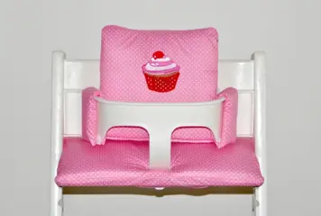 Gecoate stokke tripp trapp kussens 'Cupcake'