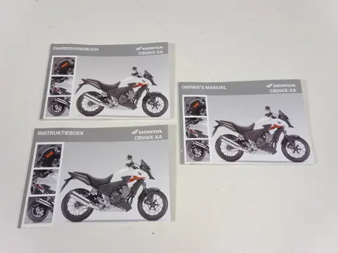 INSTRUCTIEBOEKJE Honda CB 500 X 2013 - 2016