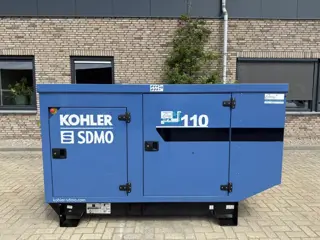 SDMO J110 John Deere Kohler 110 kVA Silent gneratorset as New ! 2021