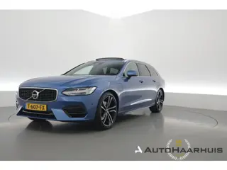 Volvo V90 2.0 T8 AWD R-Design | Pano | Elek. Trekhaak | Memory seats | SOH 77% | Pilot Assist | 20''