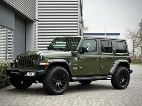 Jeep Wrangler Unlimited 4xe 380 Sahara Brute velgen/ Hard Top/ Trekhaak
