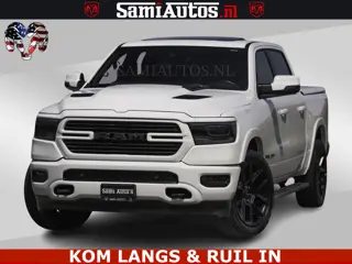 Dodge Ram SPORT V8 5.7 402PK | Krachtige Hemi | Panorama Dak | 12' Scherm Comfortabele Dubbele Cabin