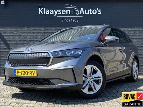 Škoda Enyaq iV 60 180 pk | 1e eigenaar | dealer onderhouden | navigatie | trekhaak | stoel-stuurverw