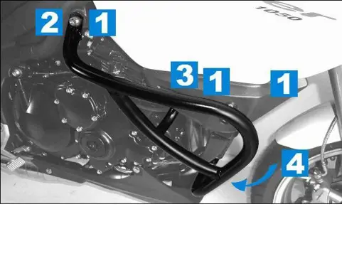 VALBEUGEL Triumph Tiger 1050 2007 - 2010