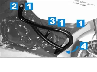 VALBEUGEL Triumph Tiger 1050 2007 - 2010