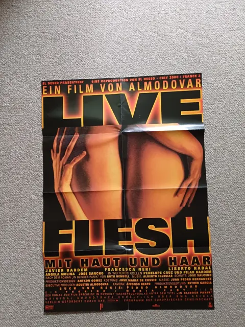 LIVE FLESH ( Carne trémula ) filmposter.