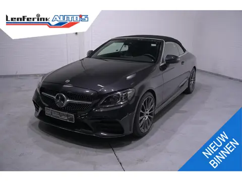 Mercedes-Benz C-klasse Cabrio 180 AMG Line AMG Styling  Camera lederen-bekleding Apple Carplay digi-