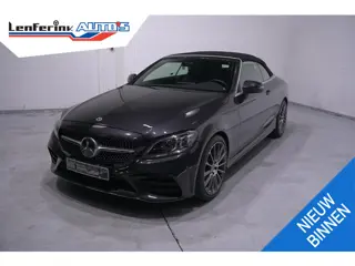 Mercedes-Benz C-klasse Cabrio 180 AMG Line AMG Styling  Camera lederen-bekleding Apple Carplay digi-