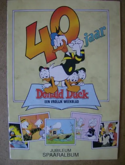 Donald 40 jaar spaaralbum adv 1819