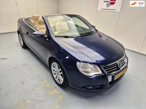 Volkswagen Eos 2.0 T-FSI Navi leer Cruise Control Alu Electrische cabrio Kap Trekhaak