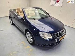 Volkswagen Eos 2.0 T-FSI Navi leer Cruise Control Alu Electrische cabrio Kap Trekhaak