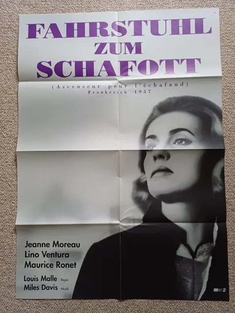 ASCENSEUR POUR L ' ECHAFAUD filmposter.