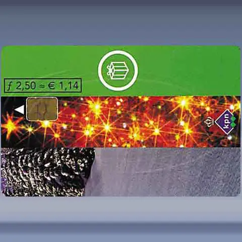 Kerst/Nieuwjaarskaart 1998