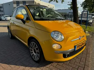 Fiat 500C 1.2 Cabrio Lounge Yellow Edition Airco,Radio/CD