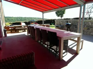 Ardennen 18 personen vakantiehuis met sauna, petanque, trampoline 7 slaap- en badkamers