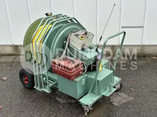 Berg slangenhaspel met afstandsbediening